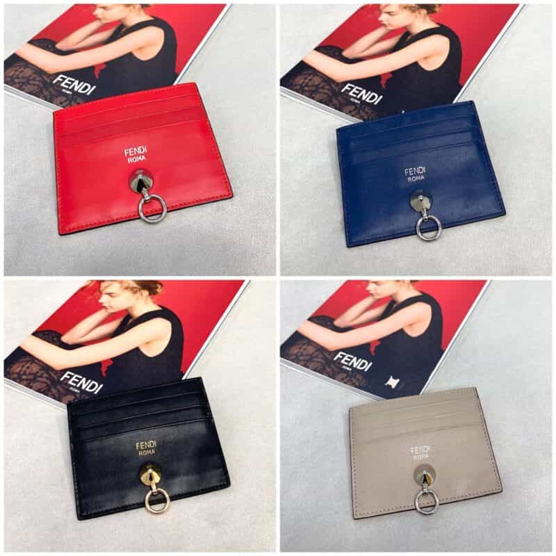 FENDI芬迪小牛皮扁形卡片套0269
