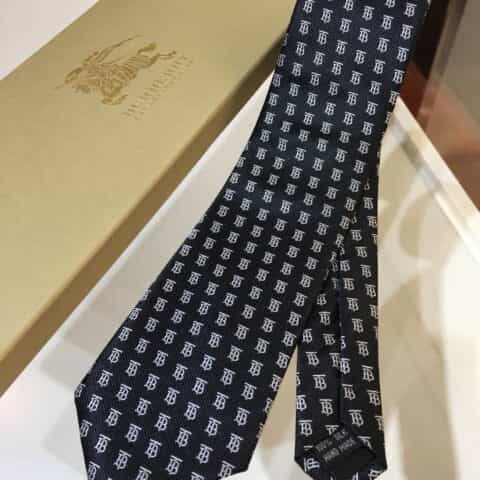 Burberry巴宝莉100%顶级提花真丝B小微标领带