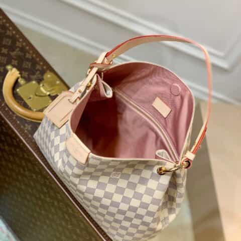 Louis Vuitton LV Graceful PM hobo bag N42249白格