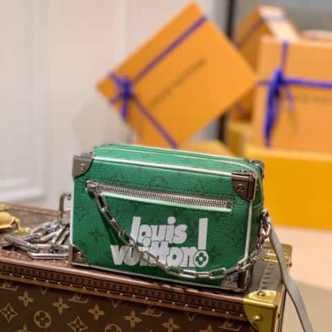 Louis Vuitton LV Mini Soft Trunk bag 盒子斜挎包 M80816