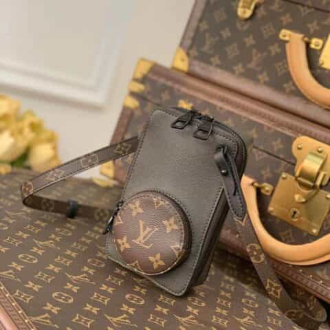 Louis Vuitton LV Phone Box 手机包 M30581卡其绿
