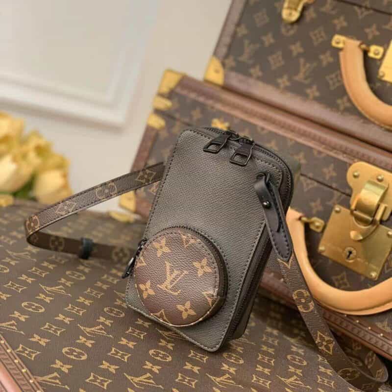 Louis Vuitton LV Phone Box 手机包 M30581卡其绿