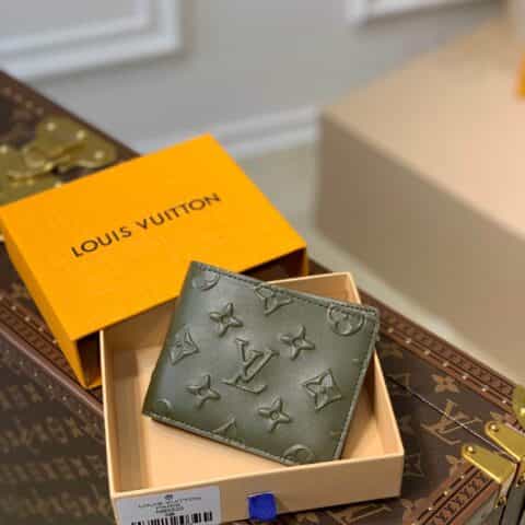 Louis Vuitton LV Slender 钱夹 M80520卡其绿