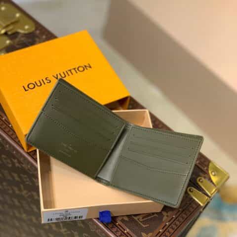 Louis Vuitton LV Slender 钱夹 M80520卡其绿