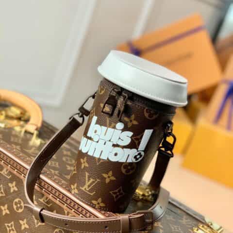 Louis Vuitton LV Coffee Cup 咖啡包包 男士手持包 M80812