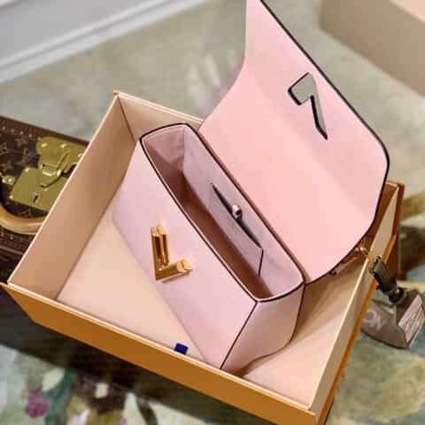 Louis Vuitton LV Twist 中号手袋 M59028粉色