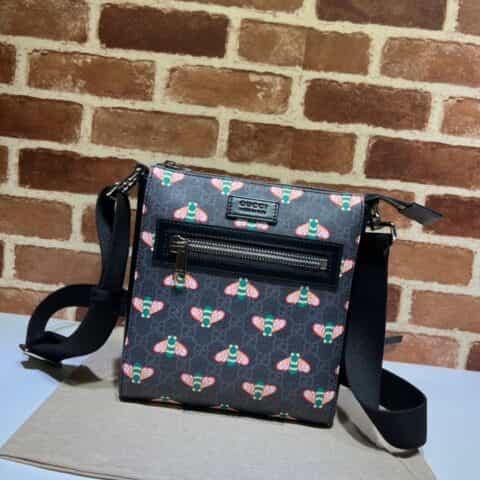 GUCCI古驰Bestiary系列饰蜜蜂图案邮差包681021