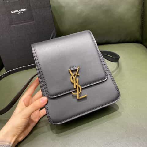 Saint laurent Ysl Kaia 竖款肩背包 668809黑色