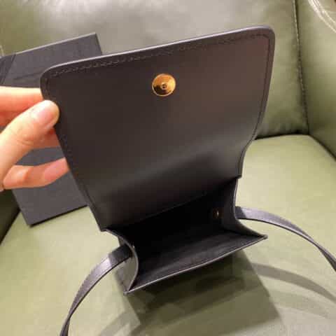 Saint laurent Ysl Kaia 竖款肩背包 668809黑色