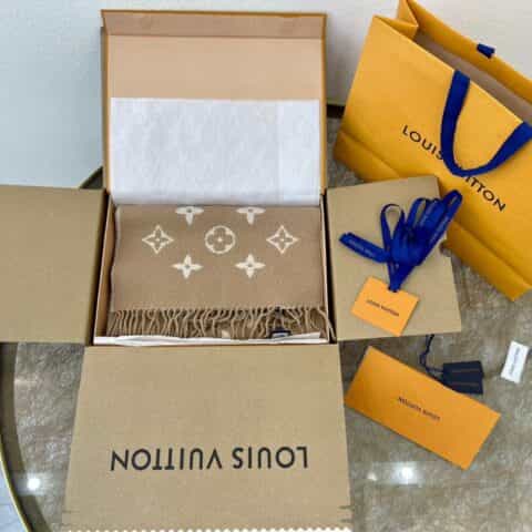 LV路易威登羊毛羊驼毛混纺Daily 围巾M76701