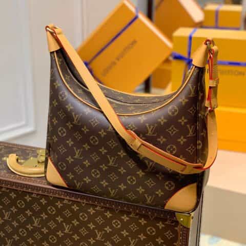 Louis Vuitton LV 中古大号牛角包 M51260