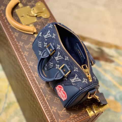 Louis Vuitton LV Keepall XS bag M81011蓝色