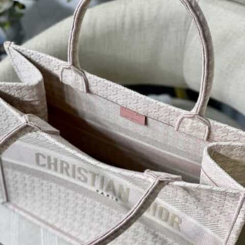 DIOR Book Tote💙千鸟格系列 M1286💙粉色