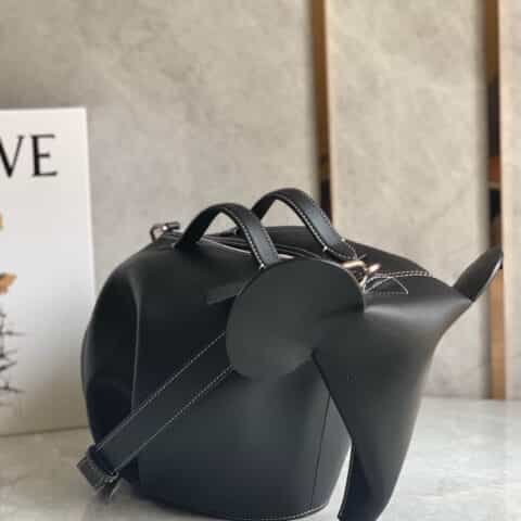 LOEWE罗意威 小牛皮特大号大象包 0537黑色