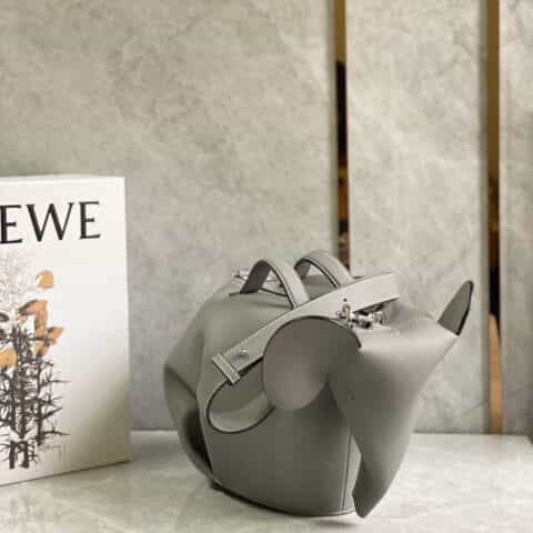 LOEWE罗意威 小牛皮特大号大象包 0537灰色