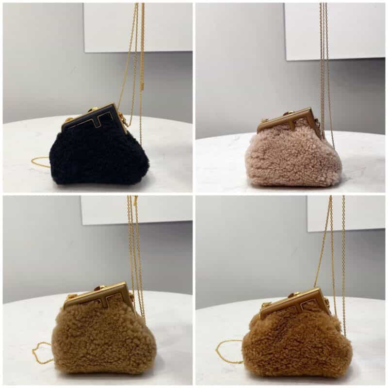 FENDI芬迪first系列F字母链条小包80026S