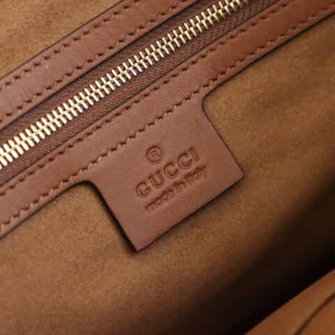 GUCCI 𝐏𝐚𝐝𝐥𝐨𝐜𝐤系列中号肩背包 479197棕色