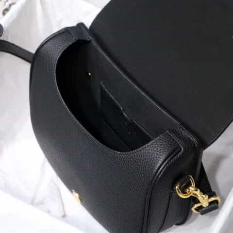 DIOR 𝟐𝟎𝟐𝟎 ❥ 𝐁𝐎𝐁𝐁𝐘 荔枝纹系列马鞍包 M8010黑色