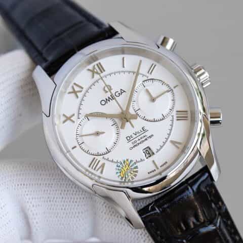 TW精品 V2升级版 Omega 欧米茄 碟飞系列男士自动机械腕表 采用7750改欧米茄9300/9301计时机芯