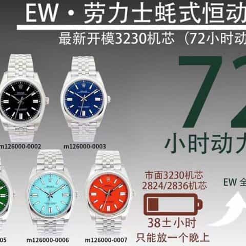 EW2020新款劳力士蚝式恒动型41系列 搭配劳力士全新3230机芯五铢表带腕表