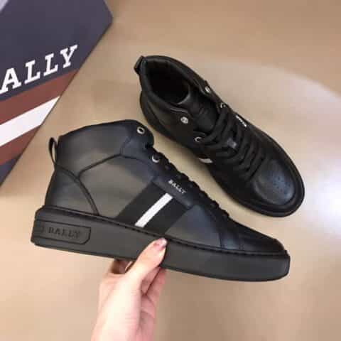 BALLY巴利   采用原厂牛皮面拼接印花pvc 鞋面B家原单男士中邦运动鞋