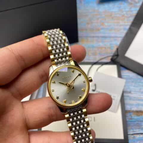 古驰 GUCCI 新款新款这款经典精钢腕表属于G-Timeless系列女表