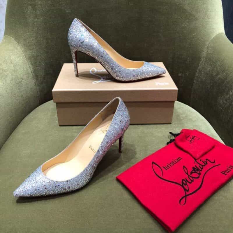 Christian Louboutin 2021最新款女士全钻红底鞋