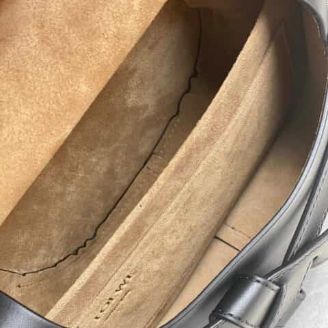 LOEWE罗意威 字母寛肩带Gate马鞍包 0671黑色