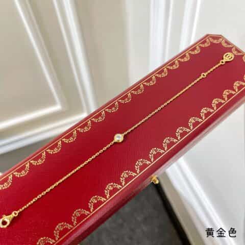 新款Cartier飞碟系列 单钻 手链