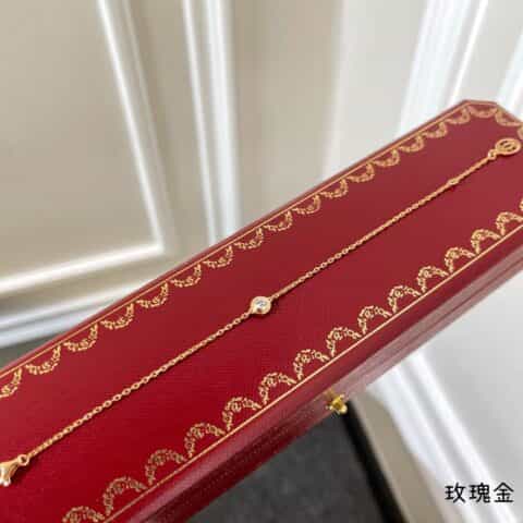 新款Cartier飞碟系列 单钻 手链