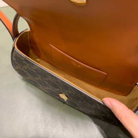 CELINE秋冬最新款mini tabou锁头包 10I592老花