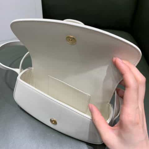 CELINE秋冬最新款mini tabou锁头包 10I592白色