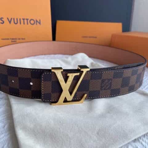LV/路易威登   LV经典款logo卡头扣腰带3.8cm