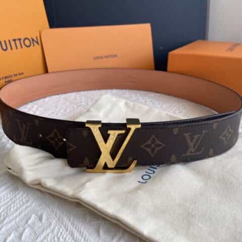 LV/路易威登   LV经典款logo卡头扣腰带3.8cm