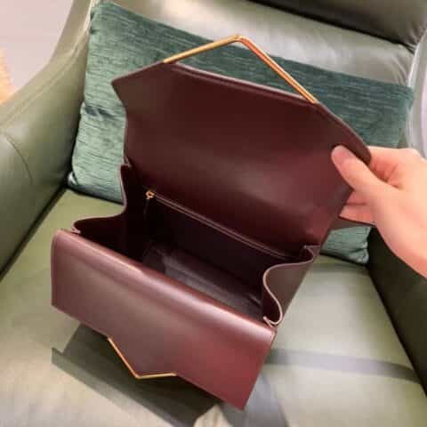 Bottega Veneta THE CLIP BAG 652391深巧克力色