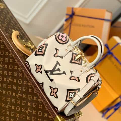 Louis Vuitton LV Speedy Bandoulière 25 豹纹手提包 M45828