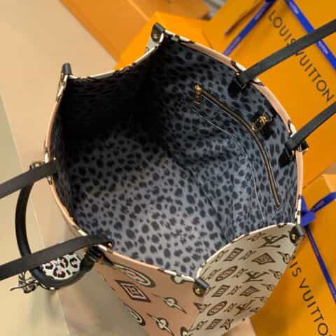 Louis Vuitton LV Onthego 大号豹纹托特包 M45814