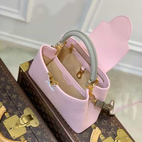Louis Vuitton LV Capucines BB 手提包 M59061粉色