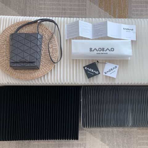 三宅一生｜ISSEY MIYAKE 翻盖水晶包BB03-AG282