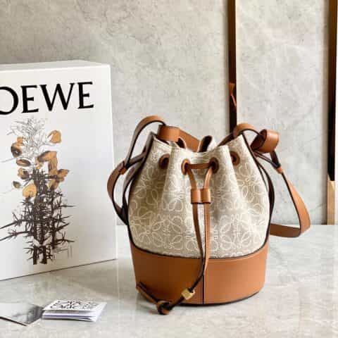 LOEWE罗意威 Balloon 提花气球水桶包 0531