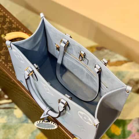 Louis Vuitton LV OnTheGo MM tote bag M45718夏日蓝