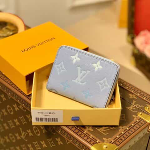 Louis Vuitton LV Zippy coin purse 钱夹 M80408夏日蓝