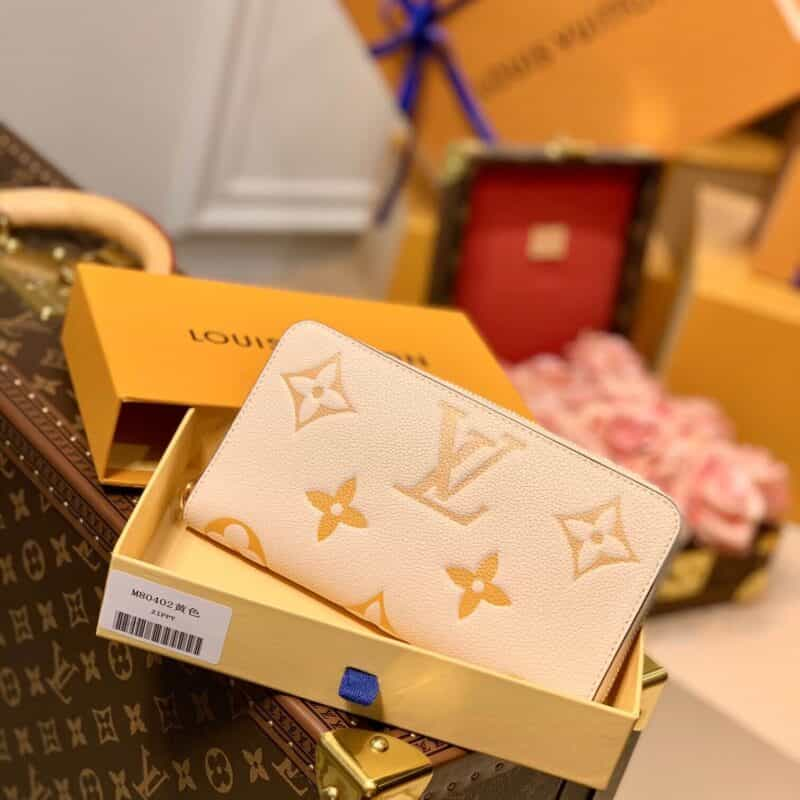 M80402 Louis Vuitton Summer 2021 Zippy Wallet-Cream