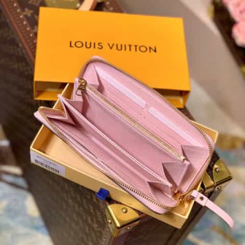 Louis Vuitton LV Zippy wallet M80403腮红粉