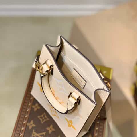 Louis Vuitton LV Petit Sac Plat Tote M80449香草黄