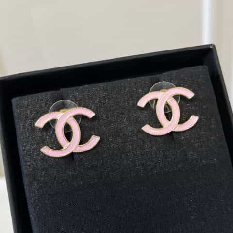 新款CHANEL香奈儿双c耳钉耳环