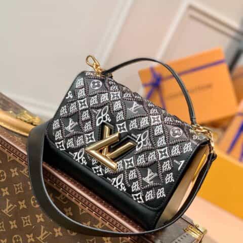 Louis Vuitton LV Since 1854 图案 Twist 中号手袋 M57442