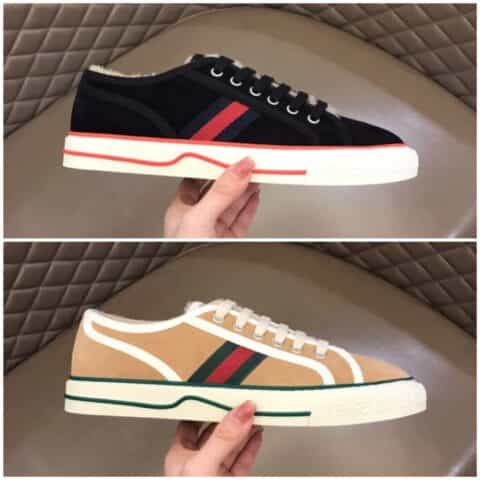 GUCCI古驰   G家  Tennis 1977秋冬低帮羊毛保暖休闲鞋