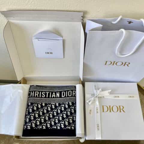 Dior迪奥Oblique 印花羊毛羊绒混纺围巾91CDO313I171_C540