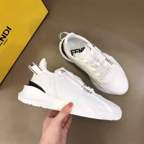 FENDI芬迪   F D春夏新品男士一脚蹬运动鞋
